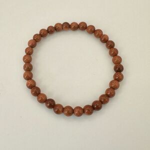Goldstone beaded bracelet